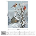 thumbnail image 4 of Pratyus Birds Snow Cabin Theme Soft Plush All Seasons Throw Blanket | Blanket for Bed Sofa Living Room Decor Exquisite Gifts 40x50in, 4 of 6