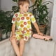 thumbnail image 4 of Balery Lemon Orange Conjunto de Pijama Infantil de Manga Corta con Estampado – Ropa de Dormir de Algodón Suave-Small, 4 of 6