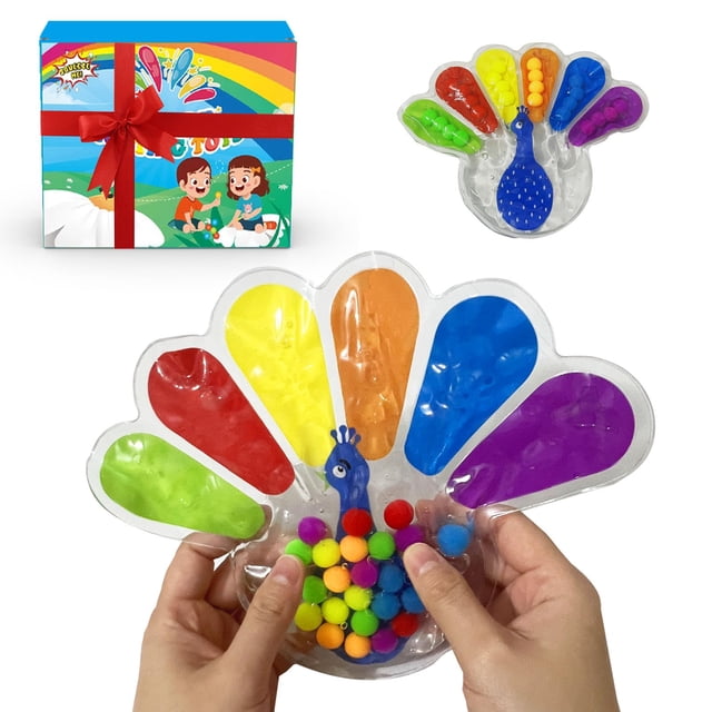 Juguete sensorial de clasificación de colores GySomer para niños pequeños y adultos