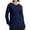 Navy, variant on Basic Hoodies for Women 2025 Fall Winter Long Sleeve Plain Loose Hooded Sweatshirt with Pockets Pullover Tops