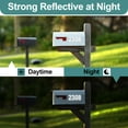 thumbnail image 4 of Uxcell 4 Sheets/40 Pack Reflective Mailbox Numbers for Outside, 2 Inch 0-9 Vinyl Self-Adhesive Numbers Stickers Waterproof House Sticker with Scraper for Signs Doors Address, Red, 4 of 7