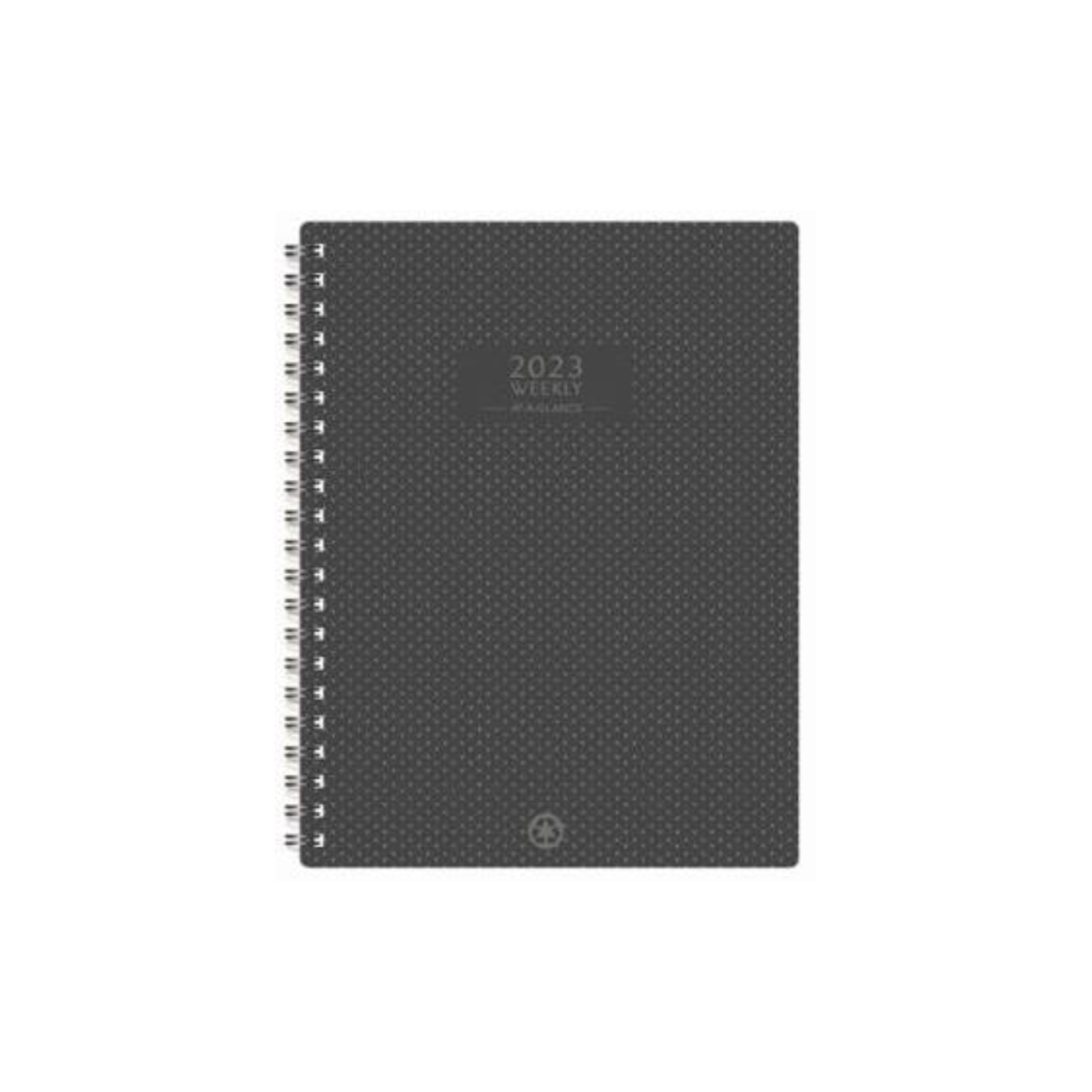 2022-2023 Weekly Monthly Planner, 7' x 8 1/2', by AT-A-GLANCE, Elevation Eco, Stone (75951RWA3023)
