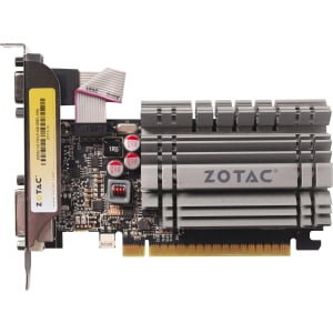 - Zotac ZT-71115-20L Zotac ZT-71115-20L GeForce GT 730 Graphic Card - 902 MHz Core - 4 GB DDR3 SDRAM - PCI Express 2.0 x16 - Single Slot Space Required - 1600 MHz Memory Clock - 64