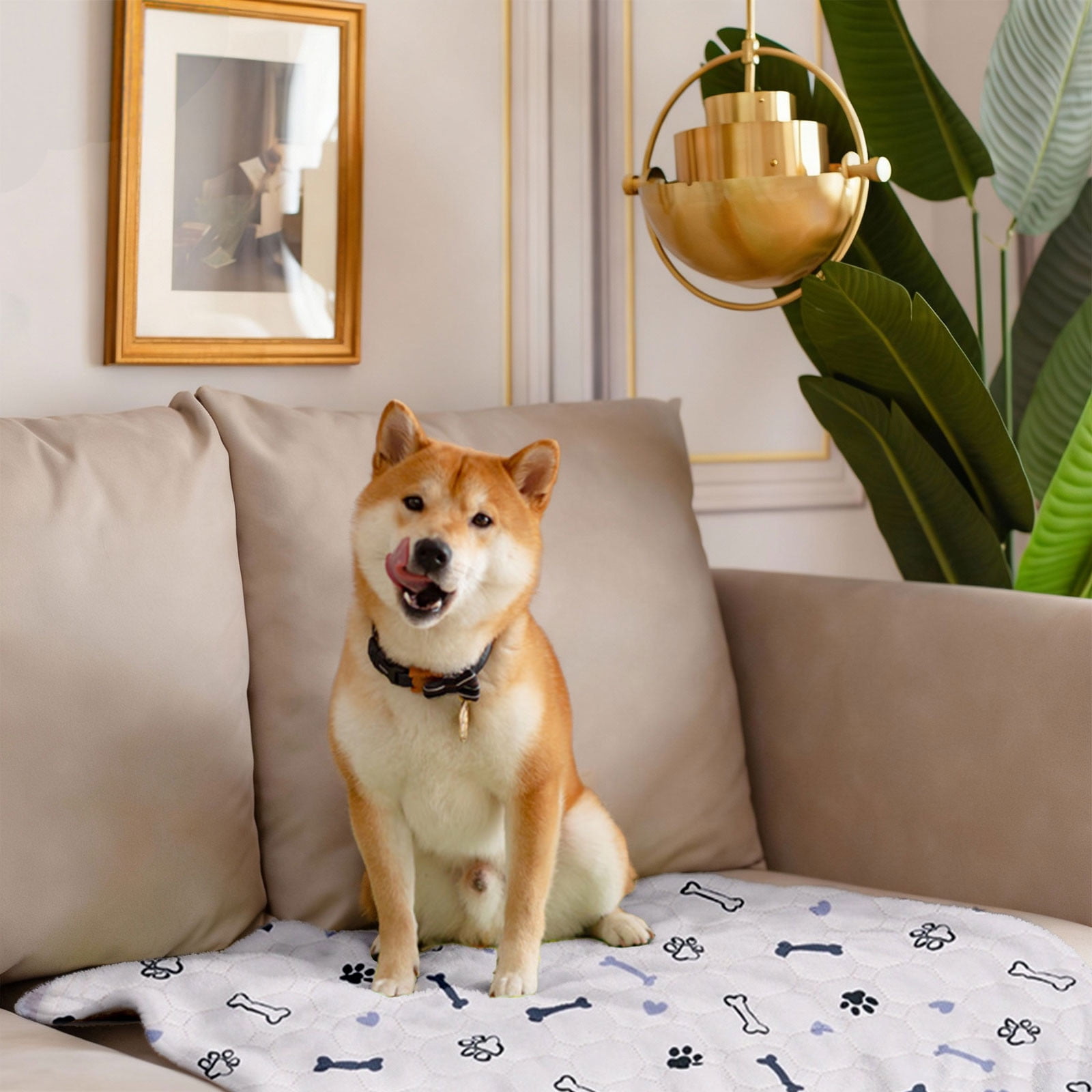 Reusable Puppy Pads Washable, Leak Proof Dog Training Pads with Non- Bottom, Absorbent Pet Pee Mats for Home and Travel