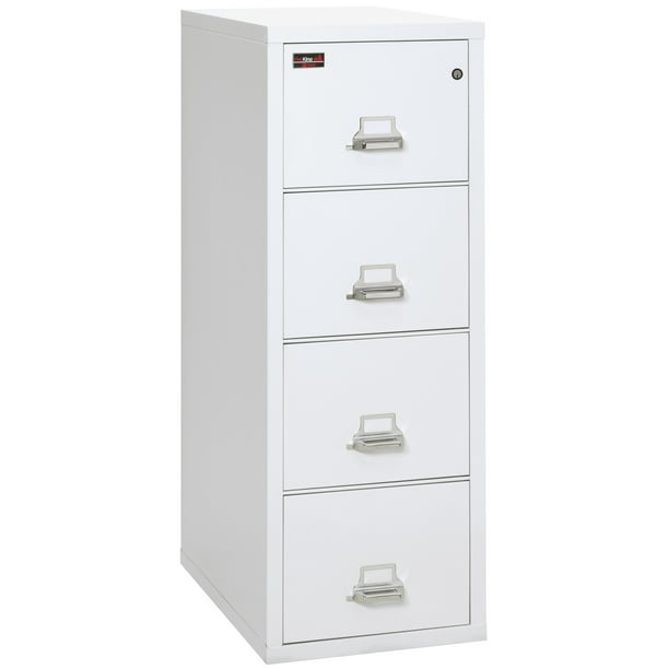 Fireking 4 Drawer Legal 2 Hour Rated Fireproof File Cabinet Arctic White Walmart Com Walmart Com