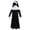 C253/Black, variant on XIYON Girls Clothing Set Outfit Black Robe With White Collar And Headpiece For Girls 8-10 Years