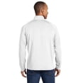 thumbnail image 3 of Sport-Tek Tall Sport Wick Stretch 1/2 Zip Pullover-XLT (White), 3 of 3