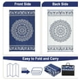 thumbnail image 6 of Yesurprise 12ft Persian Cyclone Compass Blue+ Outdoor Carpet - 320gsm Plastic Woven, 6 of 8