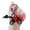 Red A, variant on Mini Engineering Cars Charm Keychain Pull Back Cartoon Toy Car Keychain Pendant Anti-Detachable Hook Decompression Tool