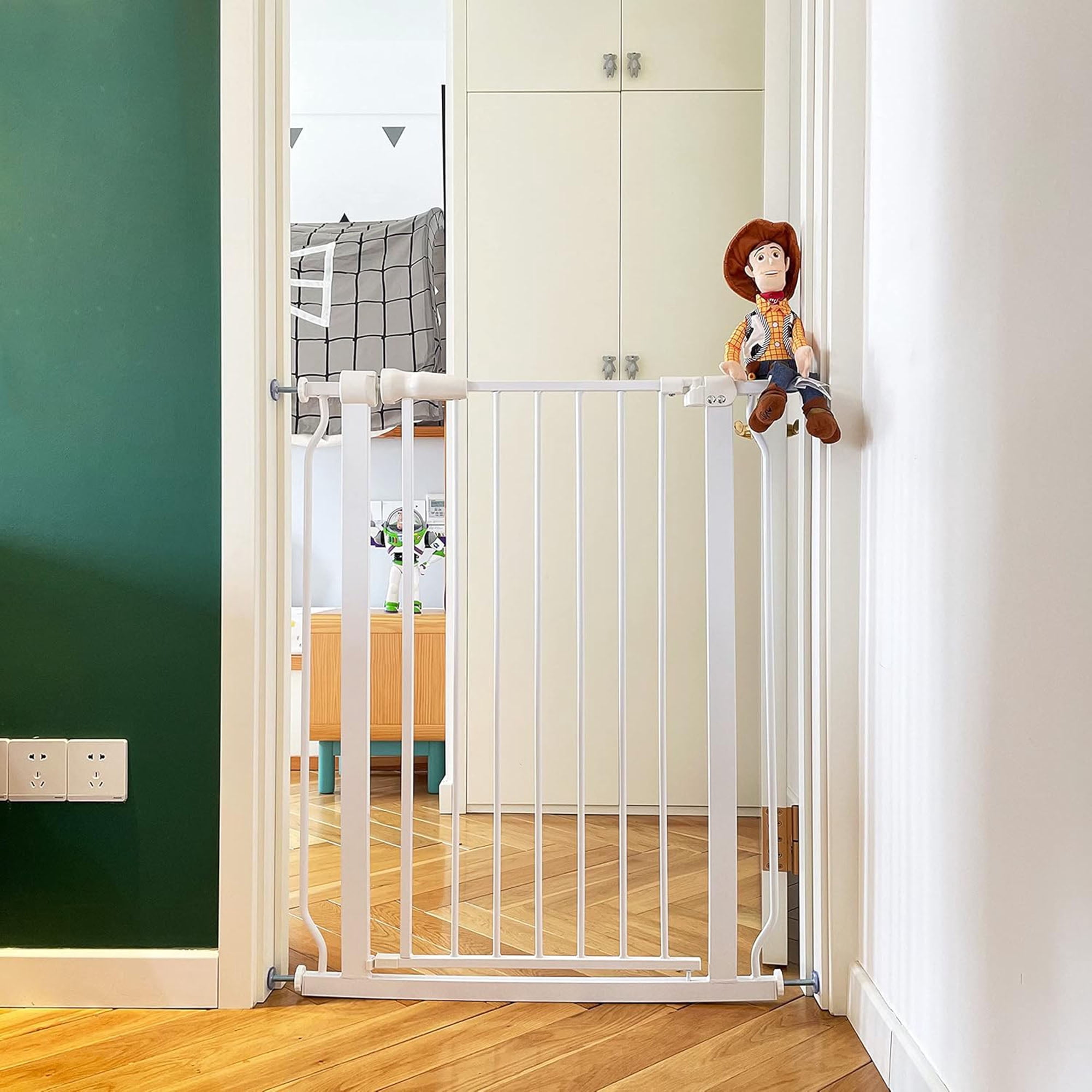 Open Box BalanceFrom Walk Thru Safety Gate, Fits 29.1-33.8" Openings, 36” Tall
