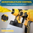 thumbnail image 4 of Cordless Paint Sprayer DEJUNPIOOL 5500mAh w/ 2 Batteries, 4 of 9