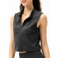 thumbnail image 1 of Chaleco deportivo para mujer Chalecos casuales sin mangas con cremallera yeacher chaleco mujer, 1 of 7