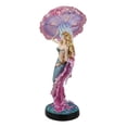 thumbnail image 5 of Large 17.25"H Mermaid Ariel With Pink Jellyfish Statue With Colorful LED Light, 5 of 9