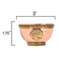 thumbnail image 4 of Tree of Life Copper Offering Bowl for Altar Use, Rituals, Incense, Smudging, and Decoration 3 Inches, 4 of 5