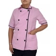 thumbnail image 3 of Filipina Chef Mujer Rosa Pastel Con Negro En Poliéster Mc, 3 of 5