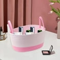 thumbnail image 6 of Hovmgk Woven Cotton Desktop Storage Basket, Large Organizer for Bedroom, Living Room & Study, Reinforced Handles with Durable Breathable Material, Space-Saving Bin for Clothes, Toys & Home Essentials, 6 of 7