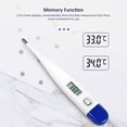thumbnail image 2 of leyfeng Termómetro digital Uso en el hogar Adultos Niños Bebé Tipo de contacto ℃ / ℉ Impermeable Medición precisa Oral Axila Electrónico, 2 of 8