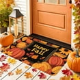 thumbnail image 5 of CuiLiyq Halloween Door Mat, Fall Pumpkin Maple Leaves Floor Mat, Halloween Decorative Floor Rug Welcome Mats Outdoor (23.6" x 15.8"), 5 of 6
