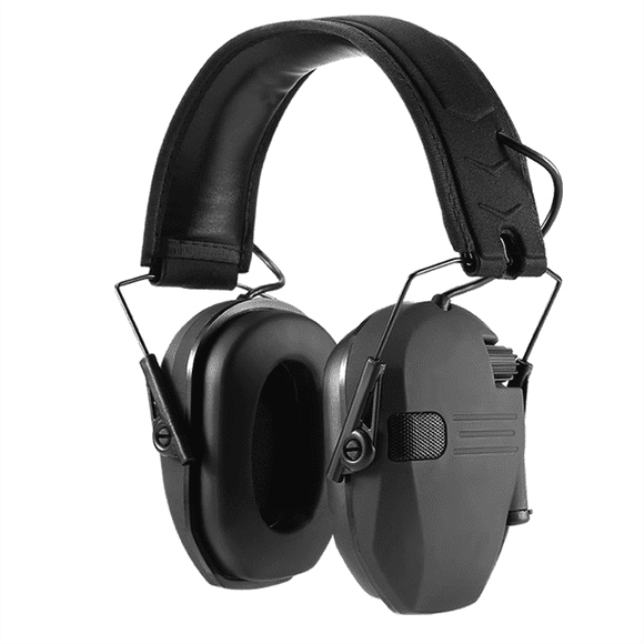 Noise Cancelling Headphones Electronic Hearing Protection Earmuffs Noise Cancelling Headphones Field Equipment Black,1 x Noise-canceling headphones,Black