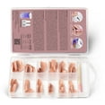 thumbnail image 2 of Harmony Gelish Soft Gel Tips Pink Nude Short Round 120CT #1270019, 2 of 3