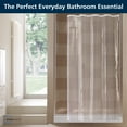thumbnail image 6 of (3 pack) Mainstays Medium Weight PEVA Stall Sized Shower Curtain Liner, 54" x 78" – Clear, 6 of 15