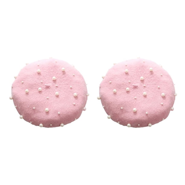 Boina Minnieouse de Diseño de Moda Sombrero Estilo Francés Rosa