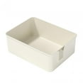 thumbnail image 4 of Sock Underwear Storage Case, Lingeries Storage Bins Dividers Durable Save Space Portable Dresser Drawer Organizer for Panties Ties Belts Bra White, 4 of 7