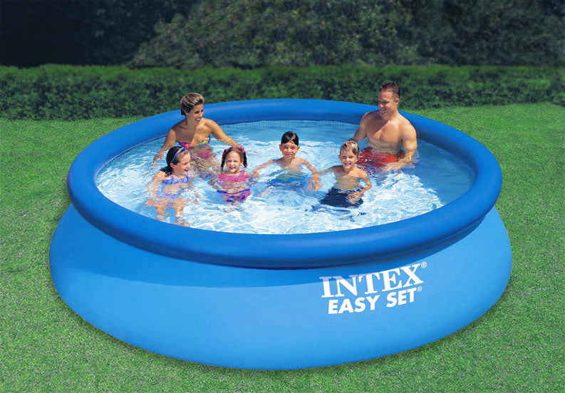 Intex 12 x 30 Easy Set Pool with Filter Pump & Kokido Telsa Handheld Vacuum 