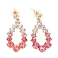 thumbnail image 3 of Pendientes de boda ecológicos de aleación duradera, ambiente romántico, amplia aplicación, portátiles, estilo elegante, pendientes de novia., 3 of 14