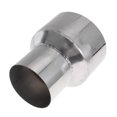 thumbnail image 1 of Rebajas únicas 3.5" OD a 5" OD Doblador de escape mandrel codo reductor concéntrico adaptador de tubo de acero inoxidable T304 6 pulgadas de longitud tono plateado, 1 of 7