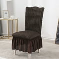 thumbnail image 3 of Dowbom Stretch Dining Chair Covers Durable Removable Washable Chair Slipcover With Elastic Bottom, 3 of 6