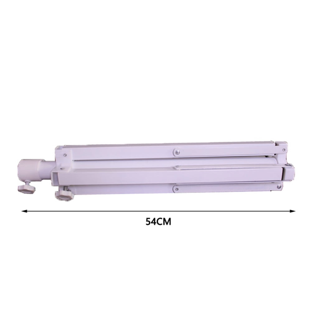 HONMEET Heavy Duty White Iron Umbrella Base Stand for Patio and Outdoor Use, Stable Support, 1-Piece Umbrella Holder