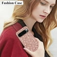 thumbnail image 5 of Phone Case for Google Pixel 9 Pro Case Glitter Sparkle Pink, Glamorous Bling Shiny Cover Google Pixel 9 Pro Case Silicone Anti-Fingerprint Thin (Pink), 5 of 7
