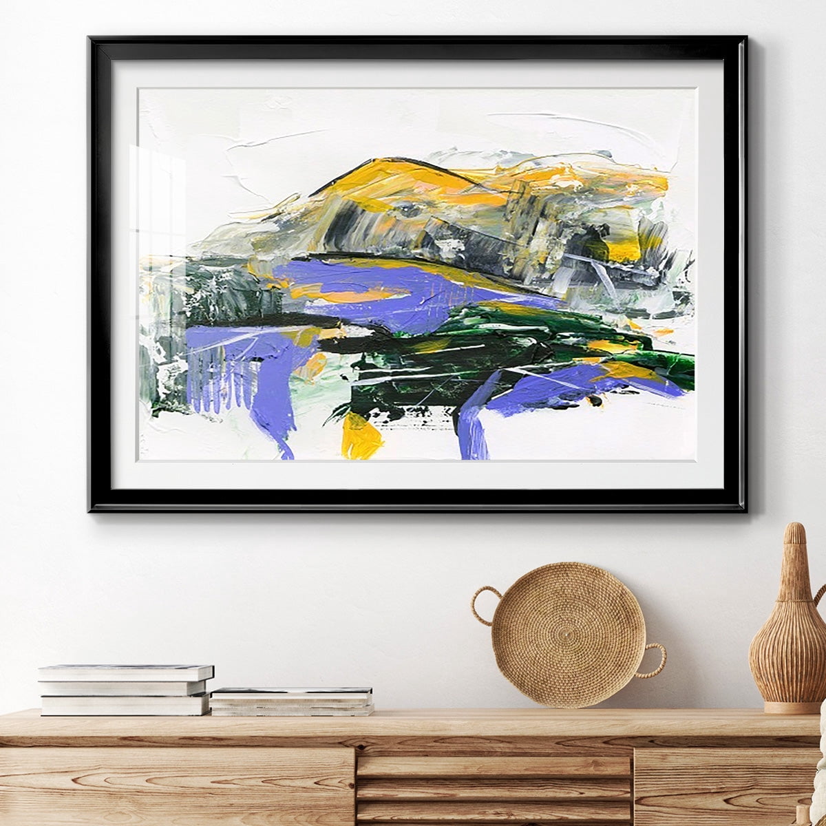 Silent Mountain V Premium Framed Print - Ready to Hang