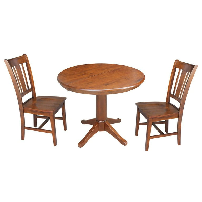 Round table with online leaves to seat 12