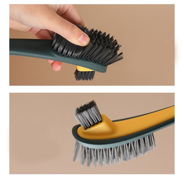 Limpiador de Inodoro de Doble Cara, Abreflefshrip Brotles suaves Broye de Inodoro Durable Ergonomico para El Baño