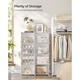 thumbnail image 3 of Organizador de zapatos SONGMICS, 8 cubos, 32 pares, blanco, 3 of 9