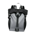 thumbnail image 2 of GARENDE Roll Lid Backpack Versatile Gym Bag Waterproof Portable Stylish Men Rucksack light grey, 2 of 9