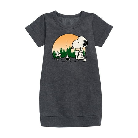 

Peanuts - Campfire Mugs - Toddler And Youth Girls Fleece Dress
