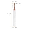 thumbnail image 2 of Cuadrado Nariz Extremo Molino 4mm Vástago 1mm x 8mm AlTiSin Recubierto Sólido Carburo 4 Flautas Extra Larga Fresado para Inoxidable Acero Aleación Endurecido Acero, 2 of 6