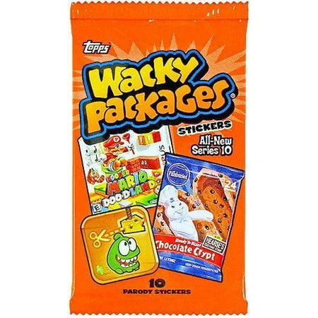 Wacky Packs - Wacky Packages Wacky Packages Series 10 Trading Card Sticker Pack