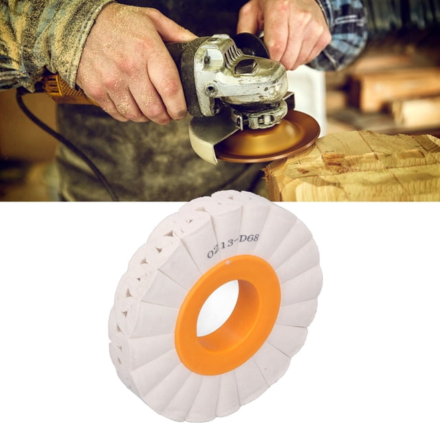 Rueda de Pulido ANGGREK de Tela de Algodón 50 Mm de Diámetro Interior para madera metal hierro fundido