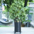 thumbnail image 3 of keepw Metal Wide Application Round Plant Trolley For Stable Plant Pot Trolley With Brake Wheel diameter35cm 1Set, 3 of 6