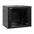thumbnail image 2 of Boîtier de Serveur Mural Professionnel 9U pour Armoire de Serveur 19 Pouces Rack Réseau Profil Bas Noir, 2 of 4