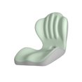 thumbnail image 2 of Cojín asiento y respaldo espuma viscoelástica, transpirable, con funda extraíble, , ergonómico para sillas oficina y para conductores Verde grisáceo, 2 of 8