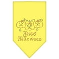 thumbnail image 3 of Dog Supplies Happy Halloween Rhinestone Bandana Yellow Large, 3 of 10