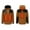 4-Brown, variant on Cavosen Winter Heated Jackets Unisex Rain Coats 4 Heating Zones 1 Heated Level Jacket Hoodie USB Electric Intelligent Constant Temperature Windproof Long Sleeve Coat Heart Dog Paw Outerwear