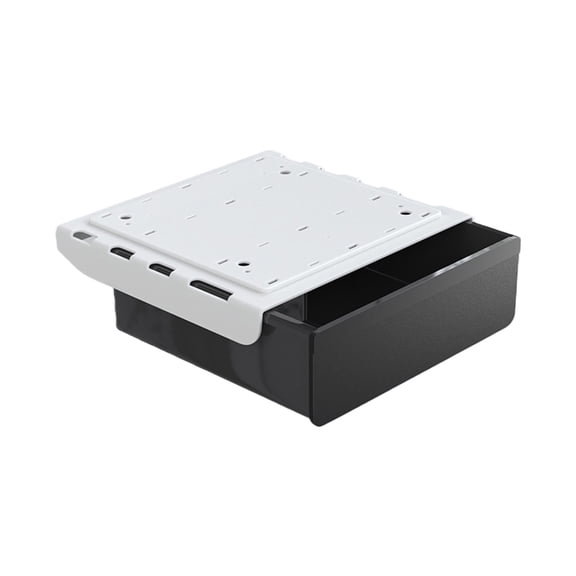 Easy Install Under Table Storage Drawer Expandable Capacity Office Supplies Organizer Plastic Space Optimization Tool