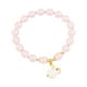 thumbnail image 1 of Pulsera de cuentas, pulsera redonda de vidrio, joyería, amuletos estéticos, brazalete precioso Rosado, 1 of 9