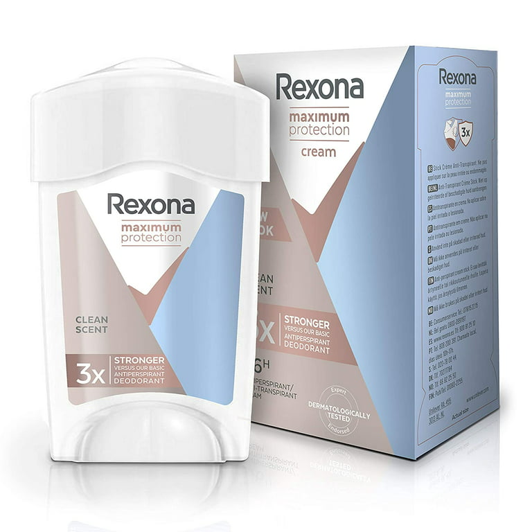 Rexona Maximum Protection Antiperspirant Deodorant Cream Confidence with  48-Hour Protection Against Strong Sweating and Body Odour 45 ml (Pack of 1)  Maximum Protection Confidence Women
